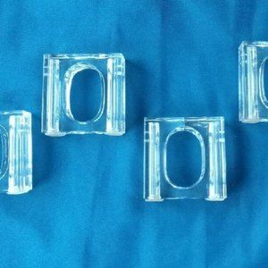 Acrylic salt and pepper shakers quantity 4